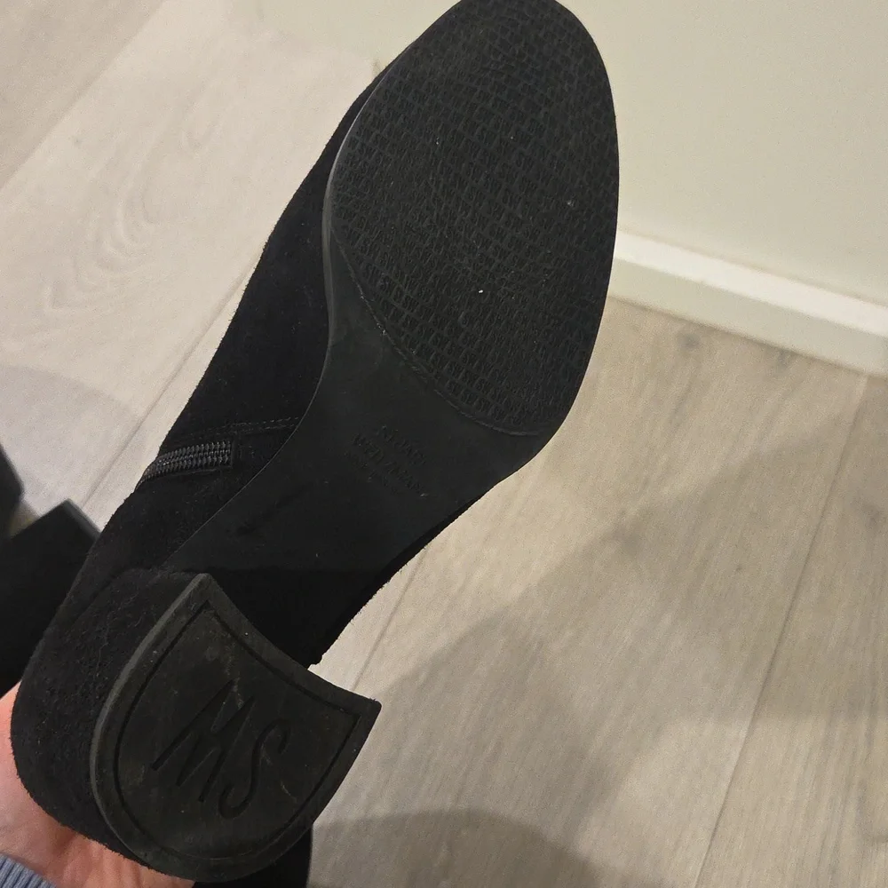 Stuart Weitzman Black Suede Boots
